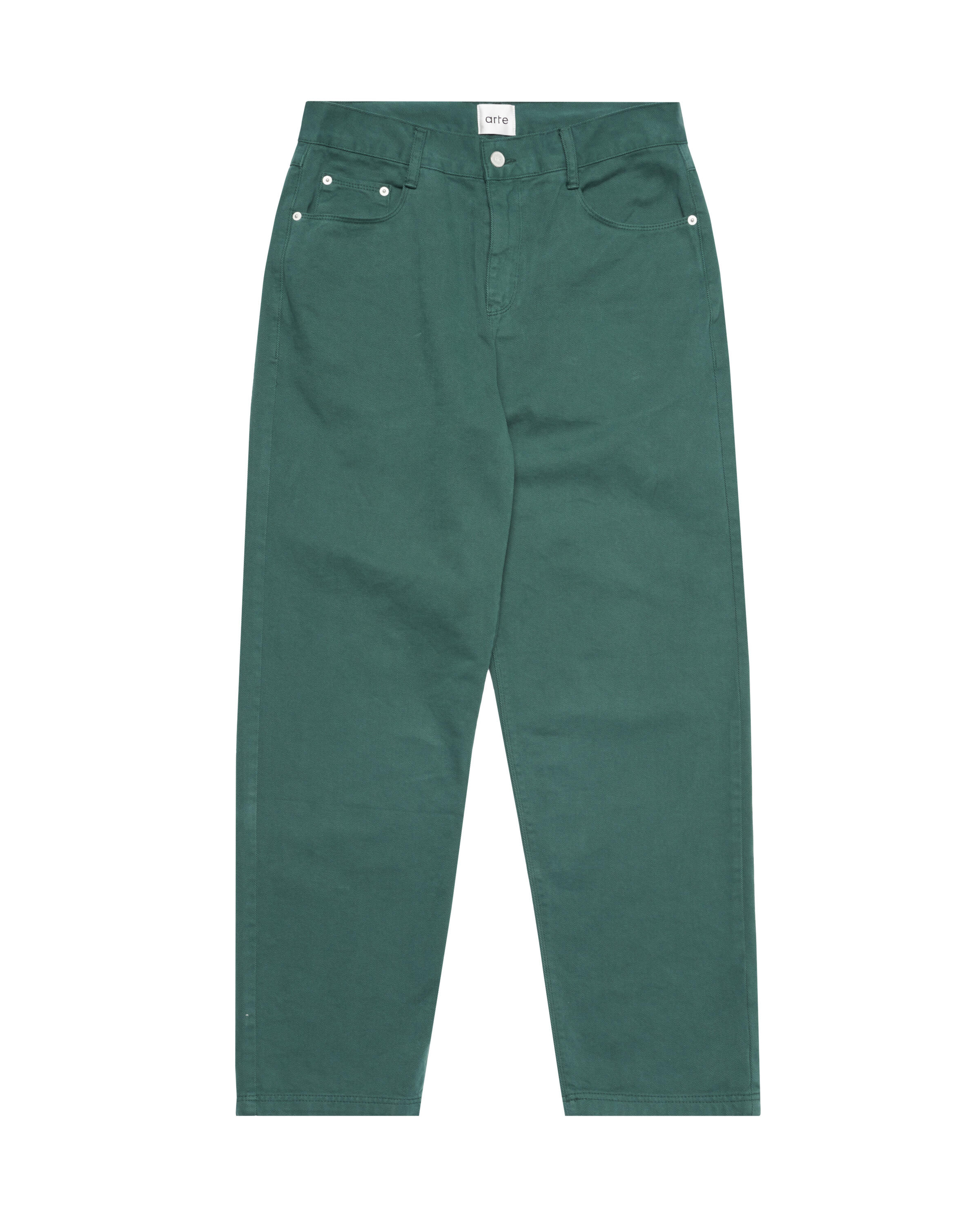 Arte Antwerp Arte round pocket embroidery Jeans | AW24-147P-GRN | AFEW STORE